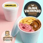 AMARILLO (flan, frutilla y dulce de leche)