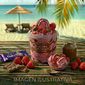 Balde Frutilla Cadbury